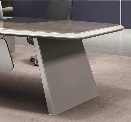 Современный L-образный эргономичный офисный стол Luxury High End Executive Office Desk And Chair CEO Boss Деревянный офисный стол